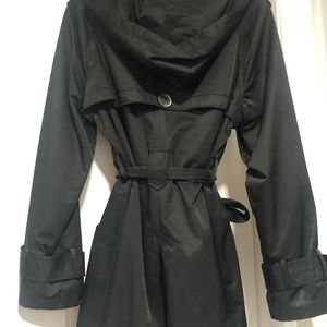 Women’s Black Jones New York trench